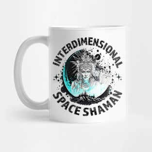 INTERDIMENSIONAL SPACE SHAMAN-moon blk Mug